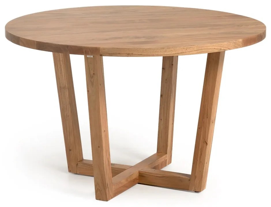 Okrągły stół z litego drewna akacjowego ø 120 cm Nahla – Kave Home