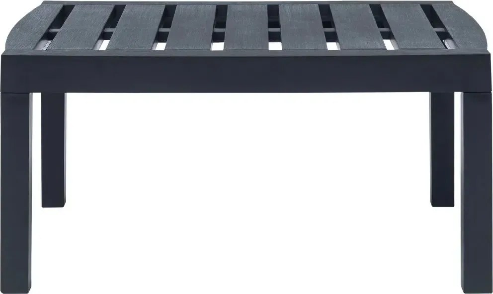 Zestaw antracytowych mebli ogrodowych - Emilly