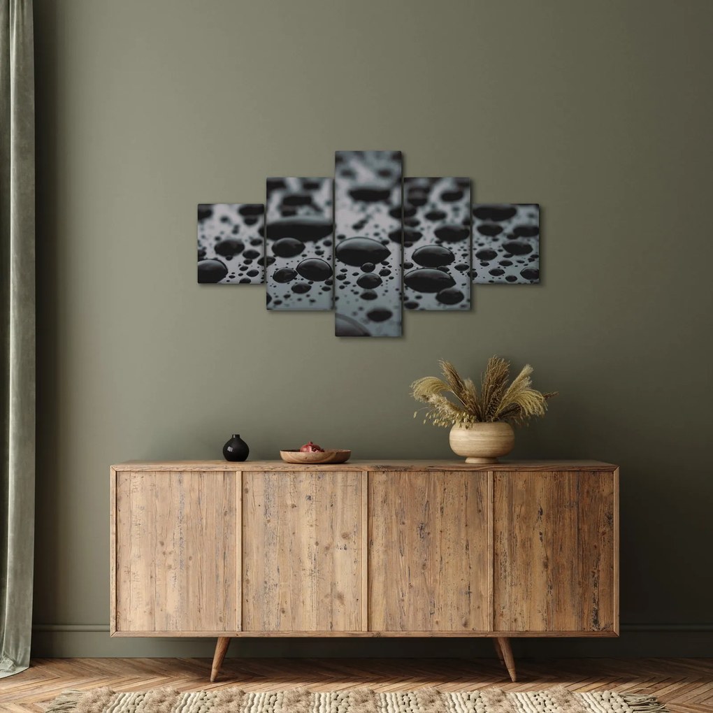 Obraz kropli wody (125x70 cm)