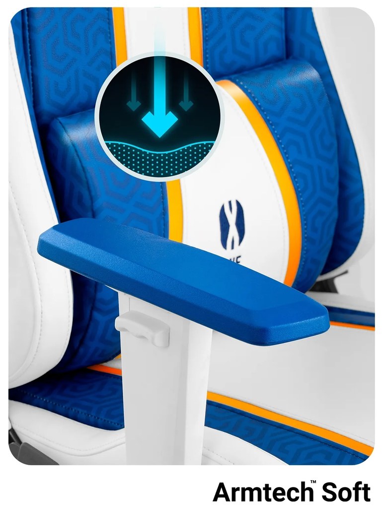 Fotel gamingowy Diablo X-One 2.0 King Size, Aqua Blue