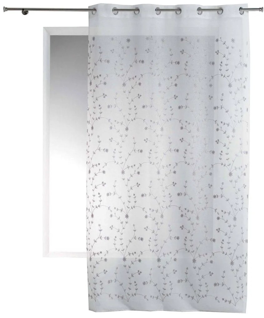 Firana okienna na przelotkach PETIT FLEUR, 140 x 240 cm