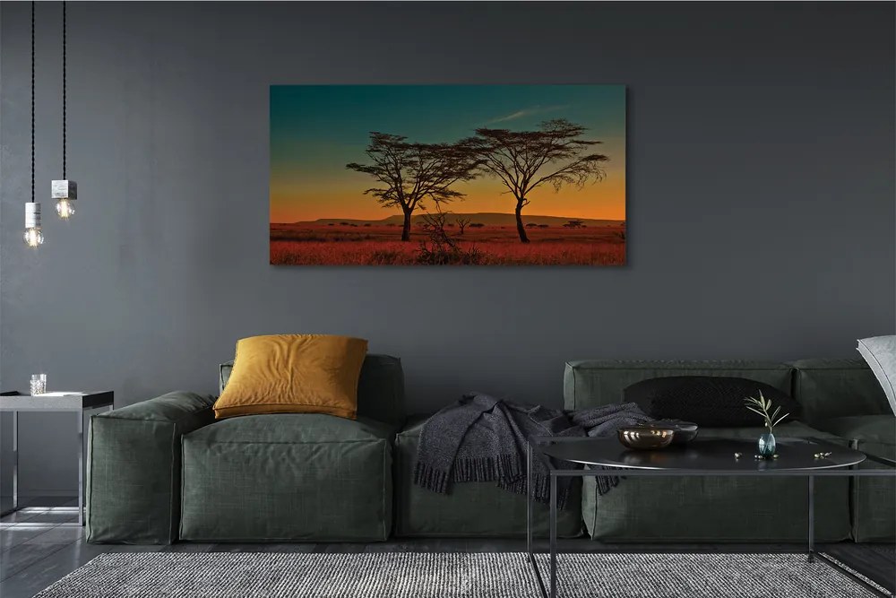 Duży obraz na płótnie Drzewa na Tle Nieba