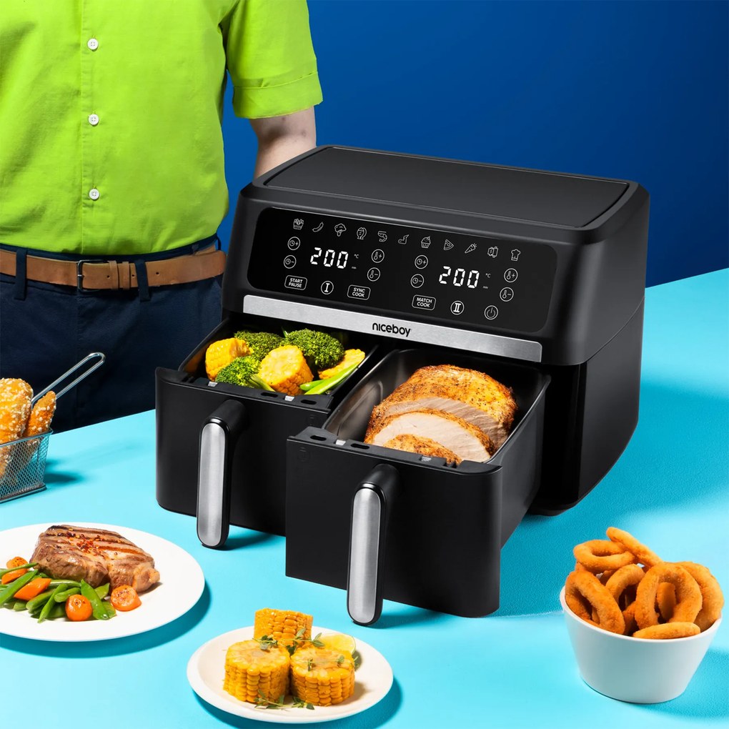Frytkownica beztłuszczowa Niceboy ION AirFryer DUO