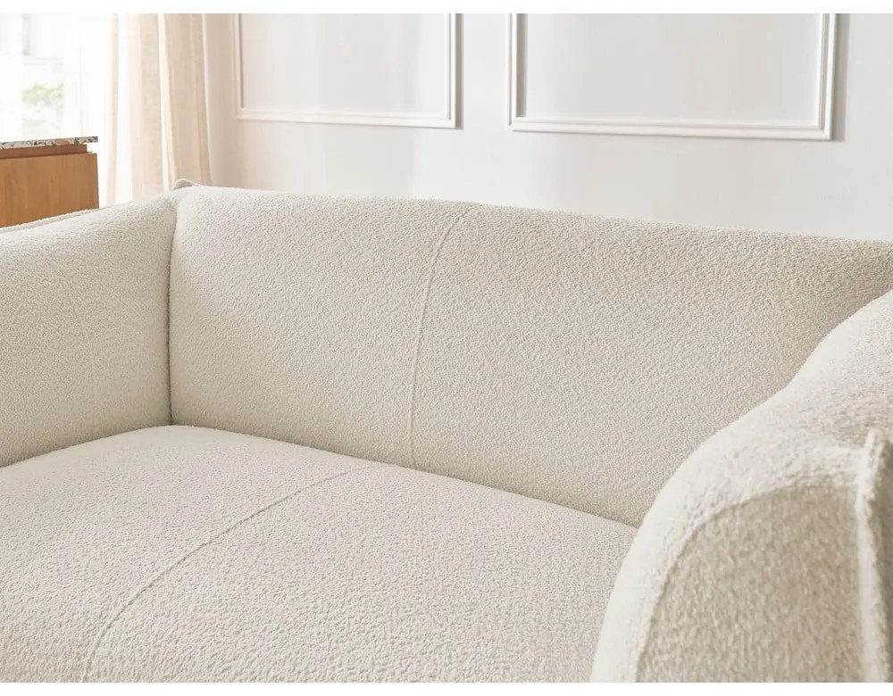 Beżowa sofa z materiału bouclé 170 cm Giorgia – Bobochic Paris