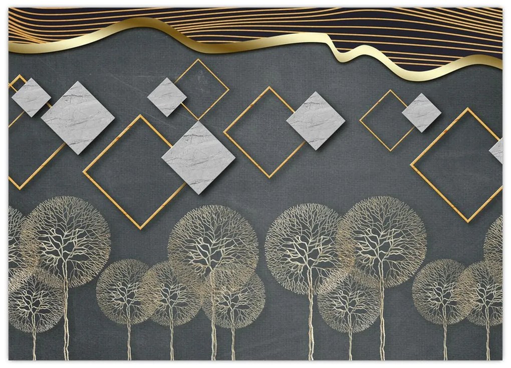 Obraz abstrakcji (70x50 cm)