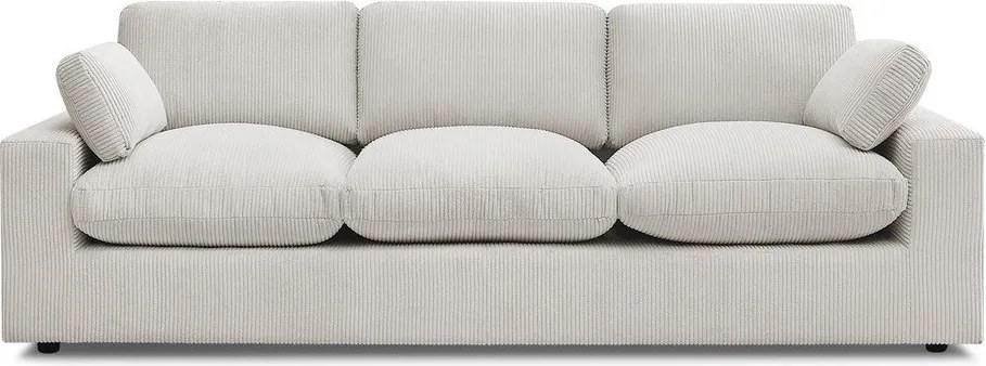 Beżowa sztruksowa sofa 250 cm Belair – Bobochic Paris