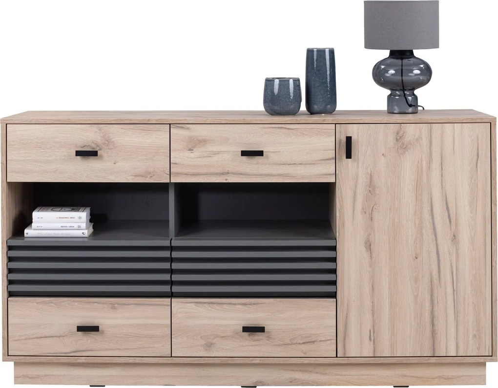 Komoda PUNTO 155 cm do Salonu Sypialni Dąb