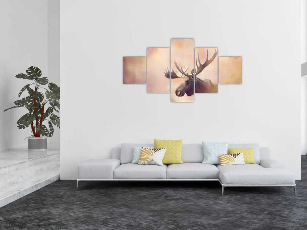 Obraz - Las w jesiennych liściach (125x70 cm)