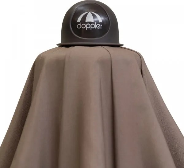 Doppler ALU WOOD parasol ogrodowy 350 cm brązowy
