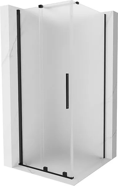 Mexen Velar kabina prysznicowa rozsuwana 90 x 90 cm, szron, czarna - 871-090-090-31-70