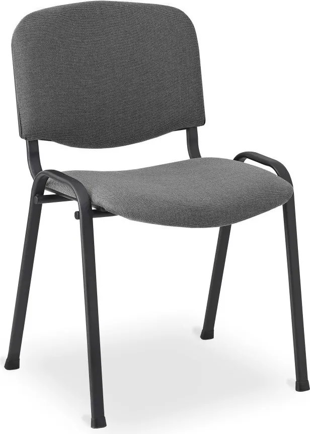 Szare Metalowe Sztaplowane Krzesło Konferencyjne Iso B7-T98