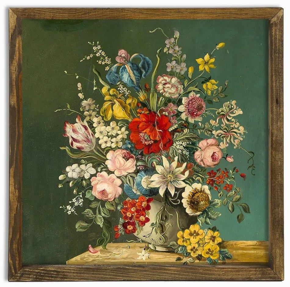 Obraz Vintage Flowers, 50x50 cm