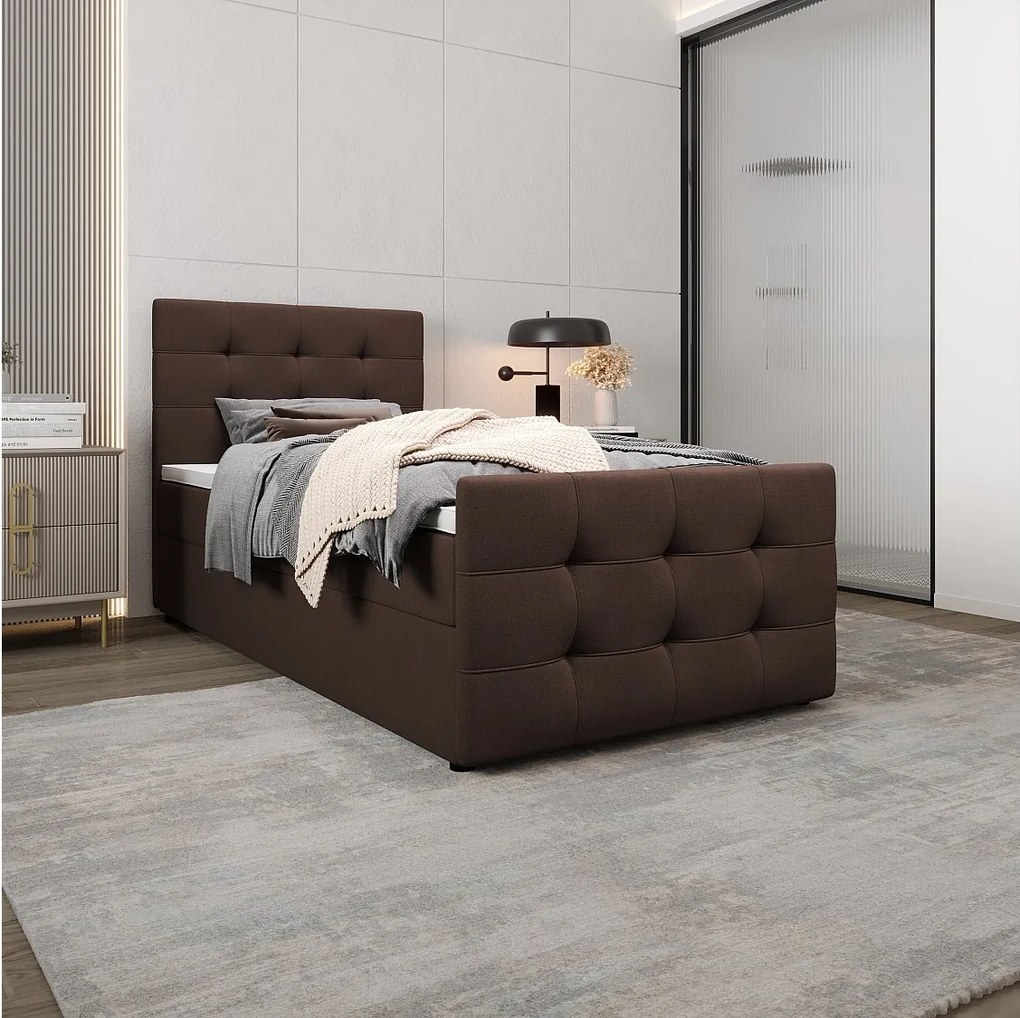 Łóżko kontynentalne MILANO 2 100x200 Cosmic 800