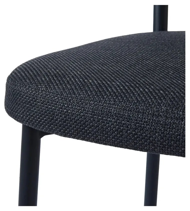 Ciemnoszare krzesło Fowler – Unique Furniture