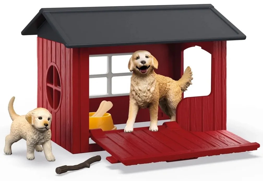 Schleich 42722 Buda dla psa z golden retrieverem