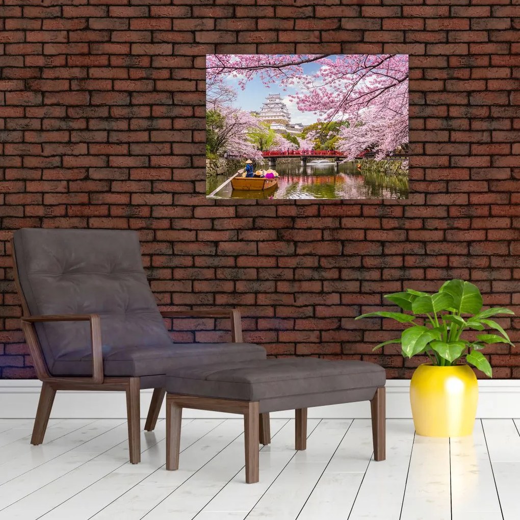 Obraz wiśni japońskiej (70x50 cm)