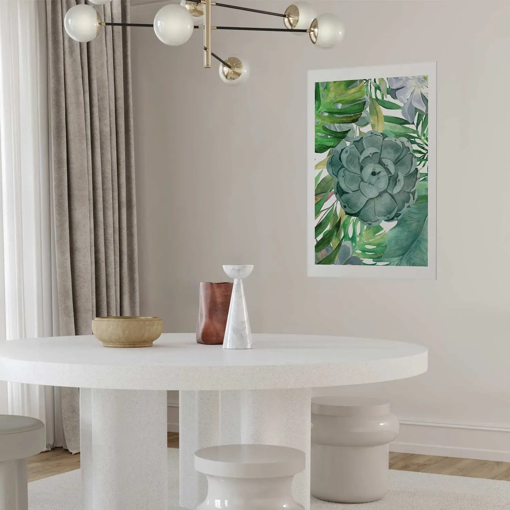 Plakat Tropikalna flora 60x90 cm bez ramy z marginesem ARTGEIST B