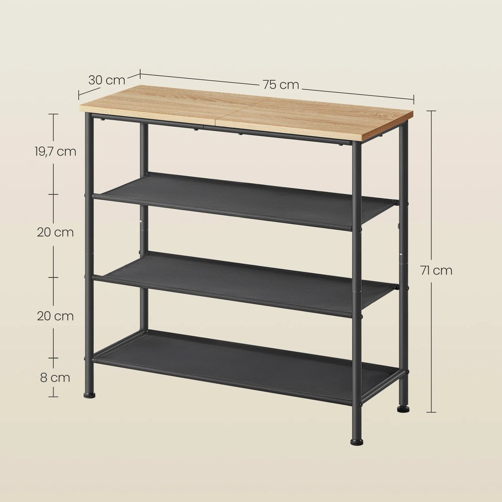 Szafka na Buty Otwarta - sonoma - LBS035B11