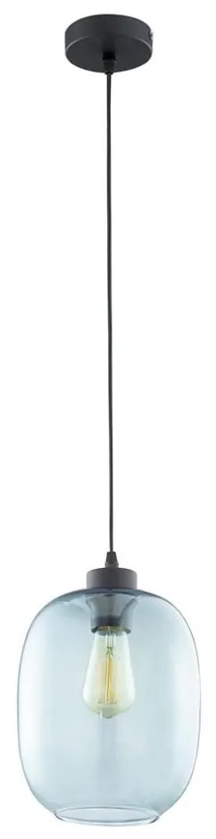 Lampa wisząca ELIO na linku 1xE27/15W/230V niebieska