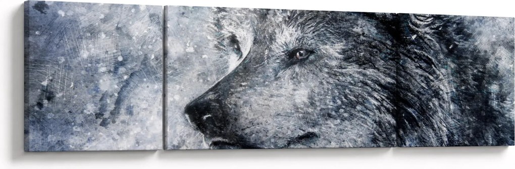 Obraz - Wilk z kreskówki (170x50 cm)