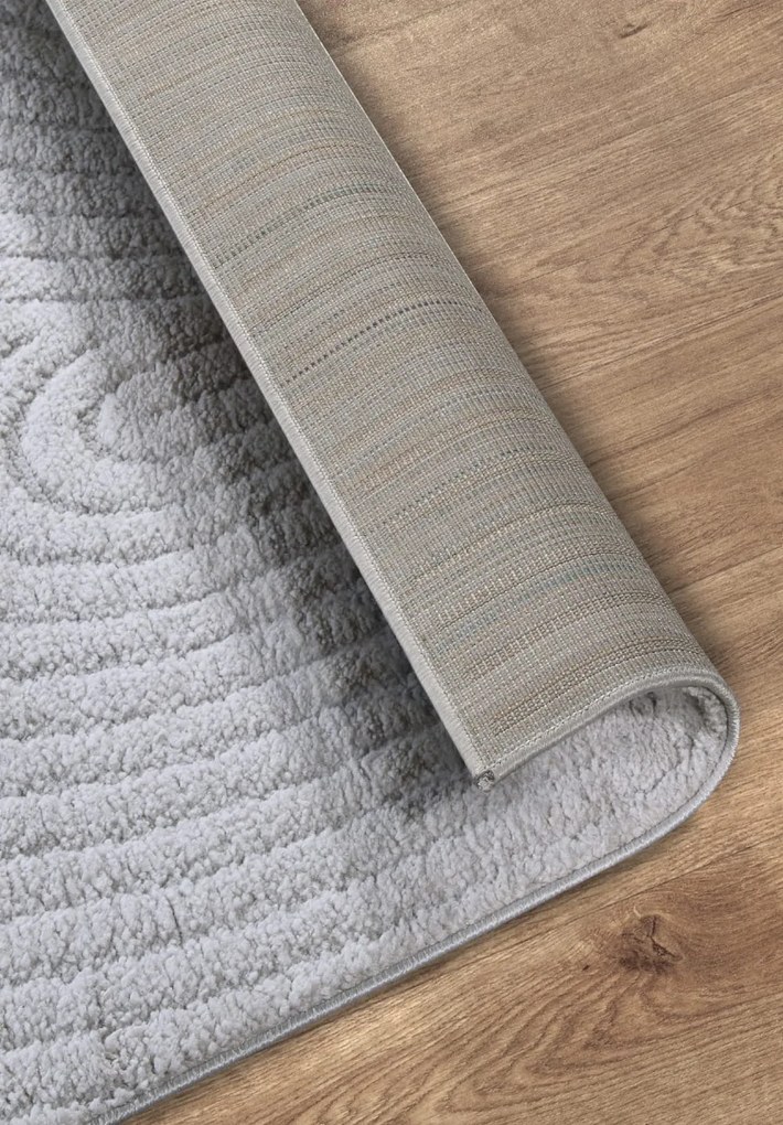 Dywan nowoczesny New York 3D jasny szary 160 cm x 235 cm