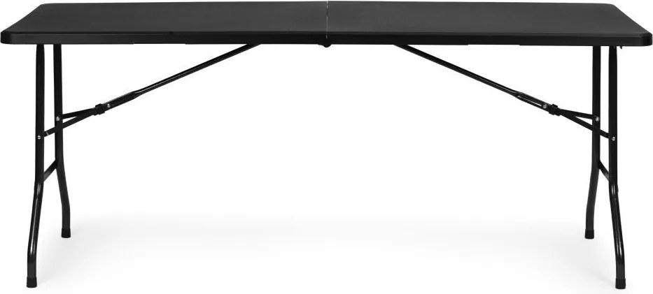 Przenośny stół bankietowy, składany, Party 180 cm, czarny/nogi czarne