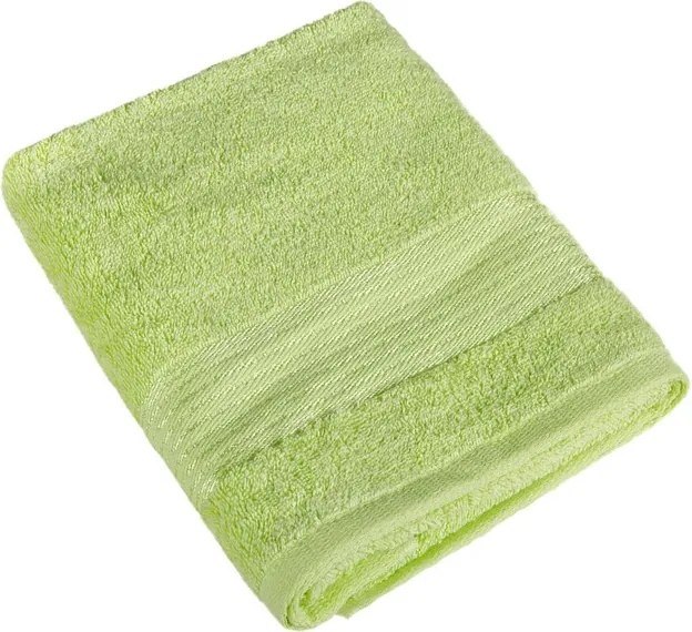 Bellatex Ręcznik Kamilka Pasek jasnozielony, 50 x 100 cm
