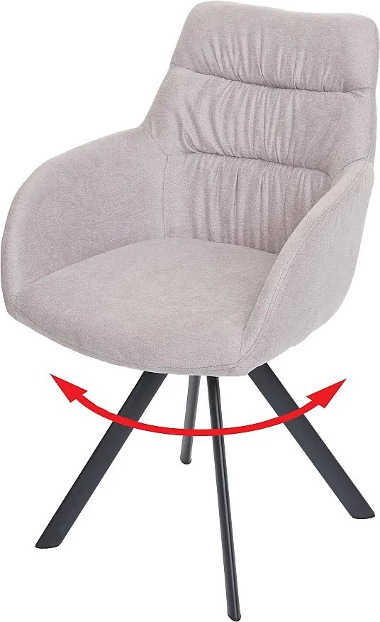 Krzesło do jadalni MCW-J69,  kremowo-beżowy