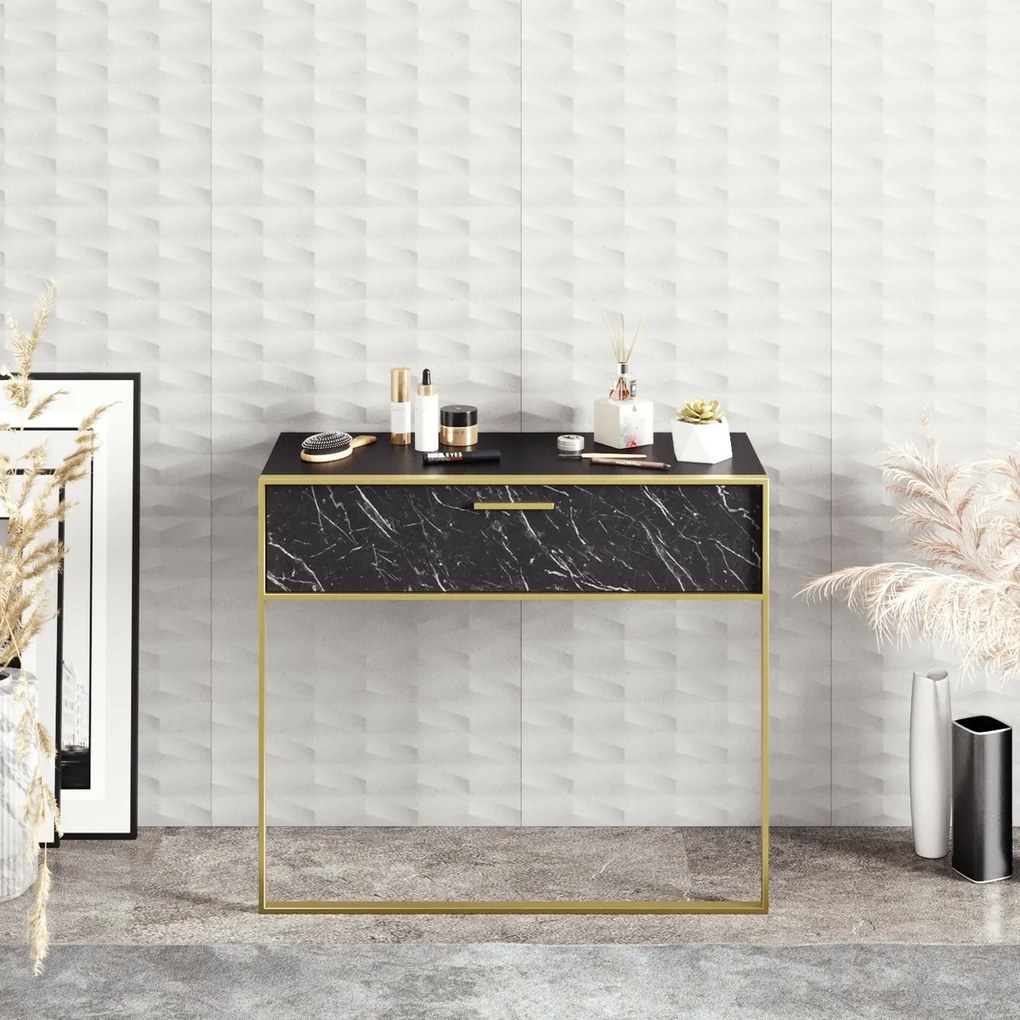 Stolik dekoracyjny Polka Black