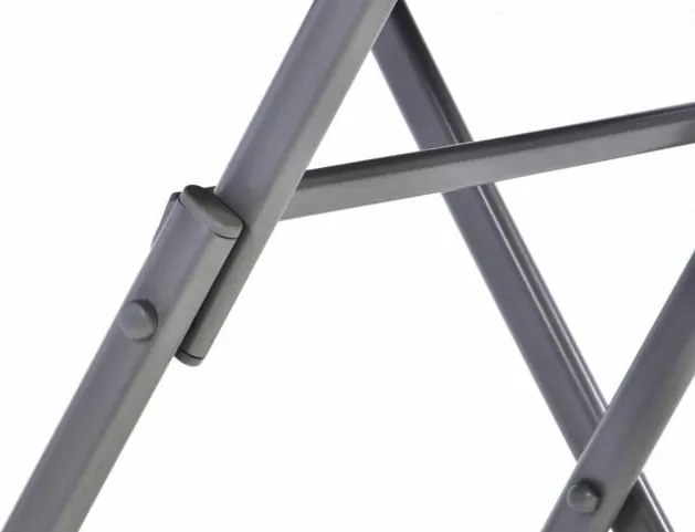 Zestaw mebli ogrodowych - krzesła i stół czarny