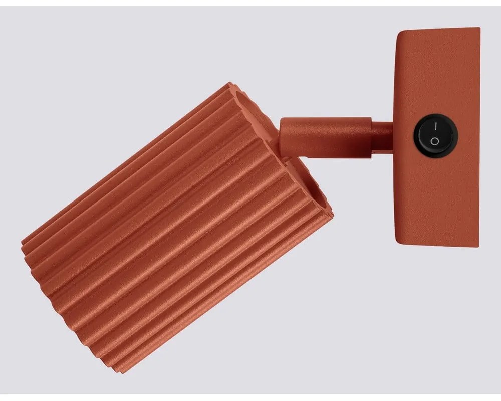 Ceglasta lampa punktowa 8x16 cm Gleam – Sollux