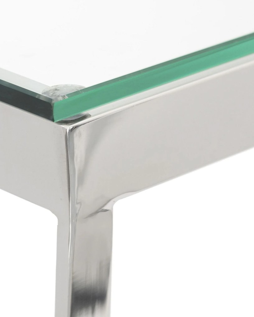 Konsola Dubai silver 140x40x80