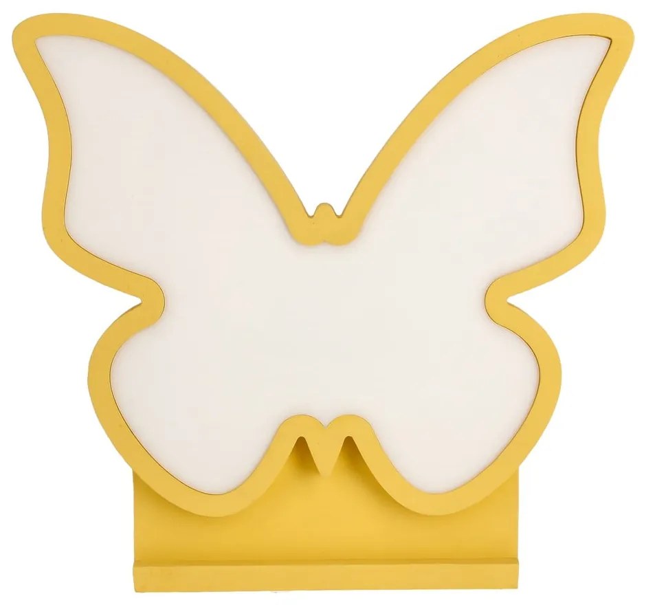 Żółta lampka dziecięca Butterfly – Candellux Lighting