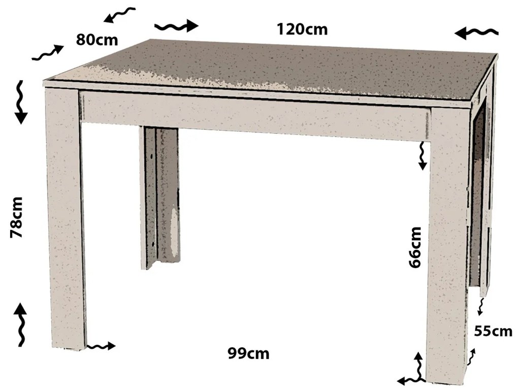 Stół do jadalni Single Walnut