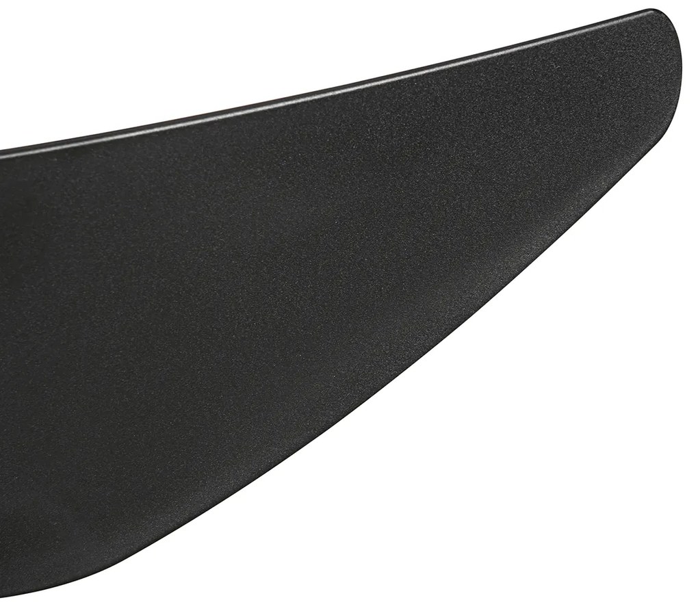 Wentylator sufitowy z lampą czarny 86,7 cm z LED z funkcją ściemniania i pilotem - Yuki Nowoczesny Oswietlenie wewnetrzne