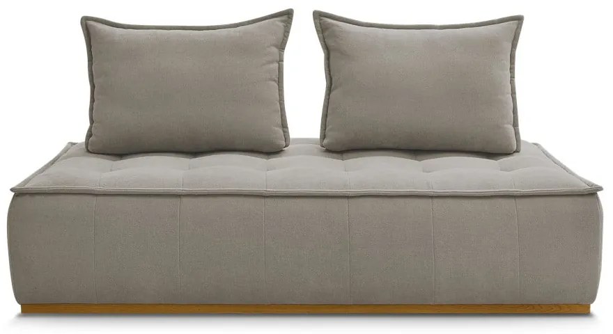 Szarobrązowa sofa z tkaniny szenilowej 175 cm Elisa – Bobochic Paris