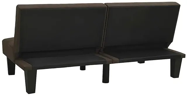 Rozkładana ciemnobrązowa sofa - Iluna 3X