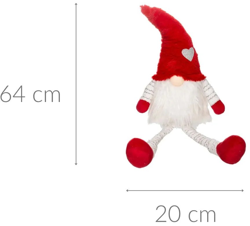 Figurka skrzata SCANDI, 64 cm