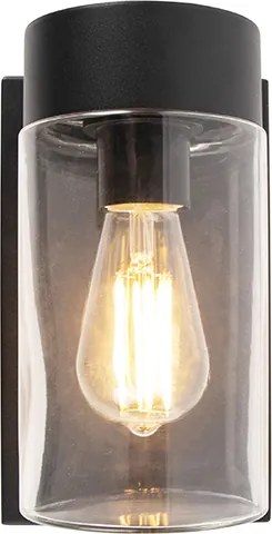 Inteligentna lampa ścienna zewnętrzna czarna IP44 z Wi-Fi ST64 - Jarra