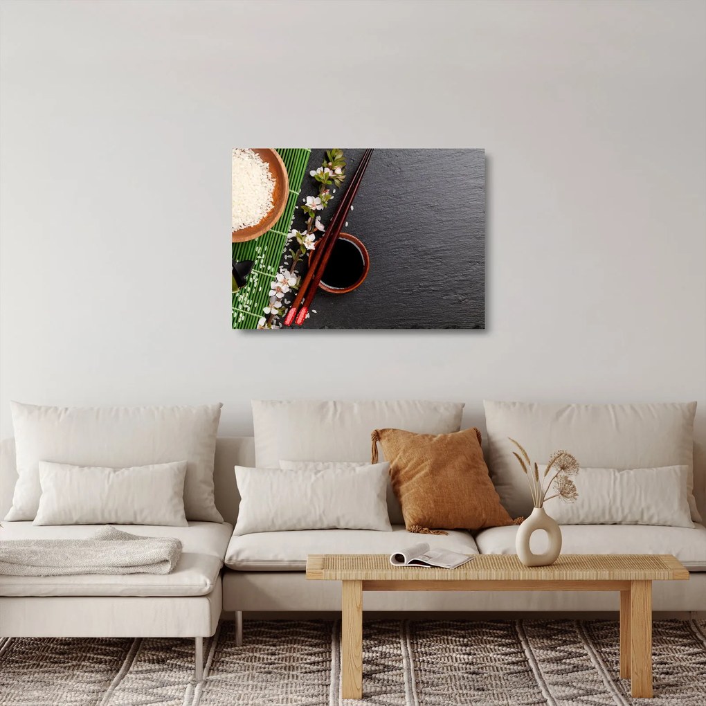 Obraz na szkle - Sushi (70x50 cm)