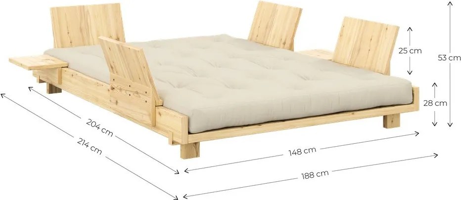 Brązowa sofa Social – Karup Design