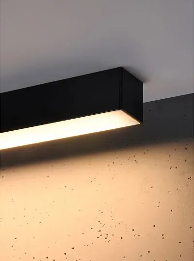 Czarny nowoczesny plafon LED 3000 K G3-M41