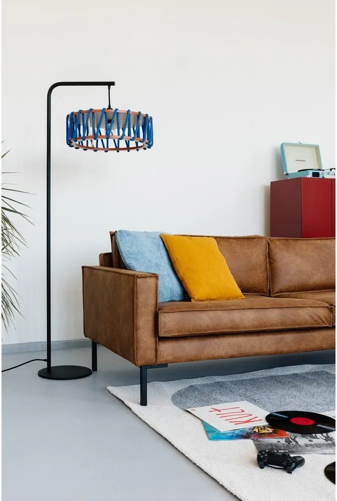 Jasnobrązowa sofa ze sztucznej skóry Scandic Rate