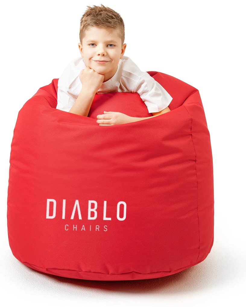 Pufa dla dziecka Diablo Chairs, czerwona