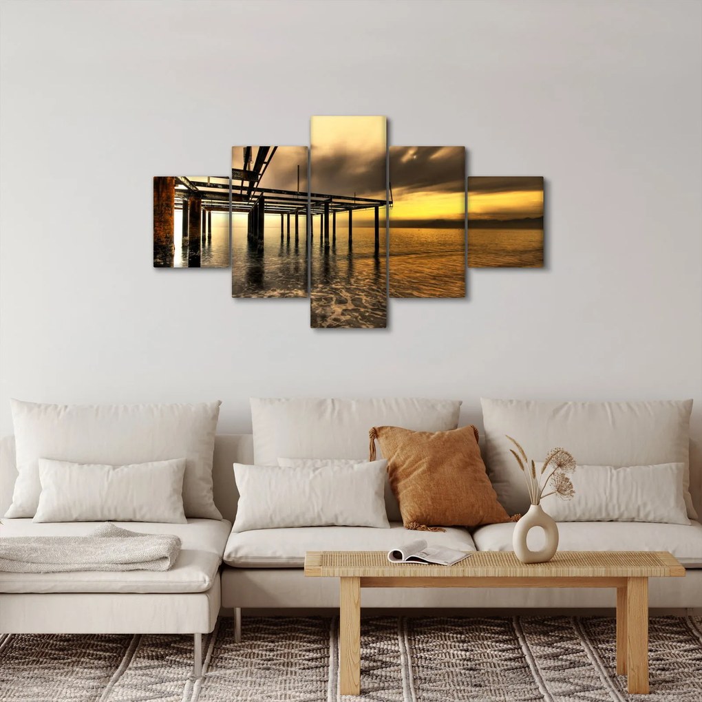 Obraz - Architektura nad wybrzeżem (125x70 cm)