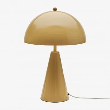 Żelazna Lampa Stołowa Jaliya Musztarda - Sklum