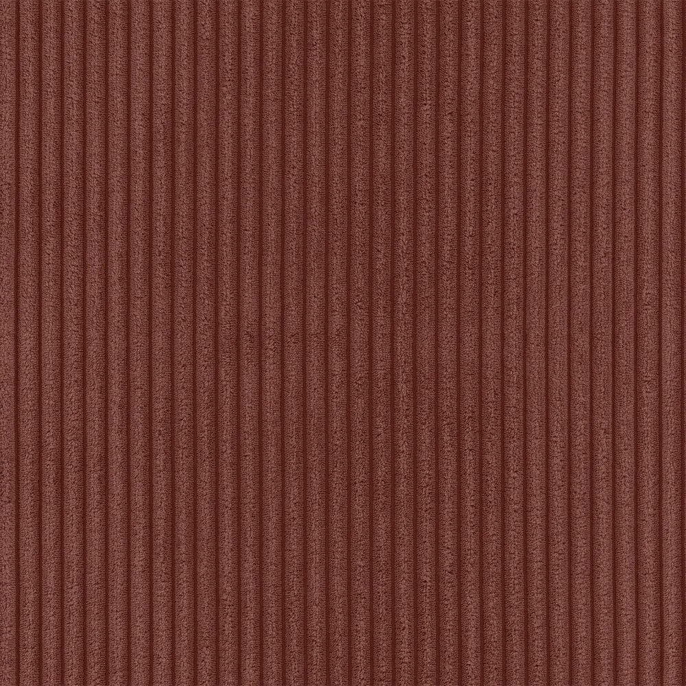 Sztruksowy narożnik (prawostronny/z szezlongiem) w kolorze terakoty Merid – Ropez