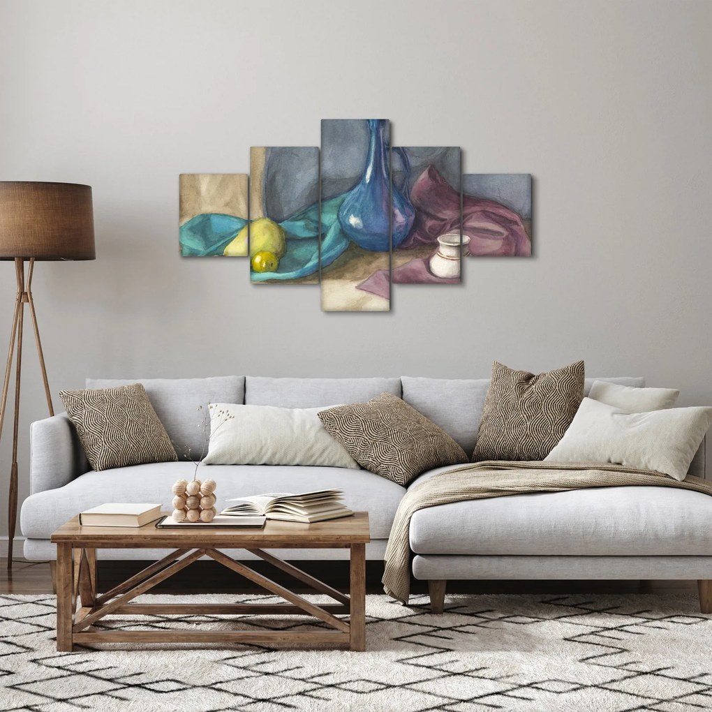 Obraz - Malowana martwa natura (125x70 cm)