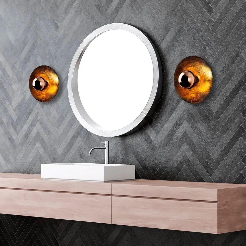 Kinkiet w kolorze miedzi ø 28 cm Kurt – Opviq lights