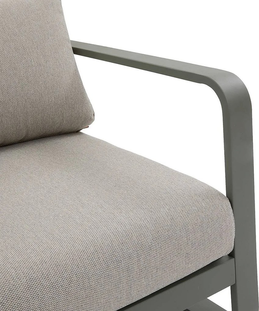 Zestaw aluminiowy ISABELLA dla 5 osób (oliwkowy)